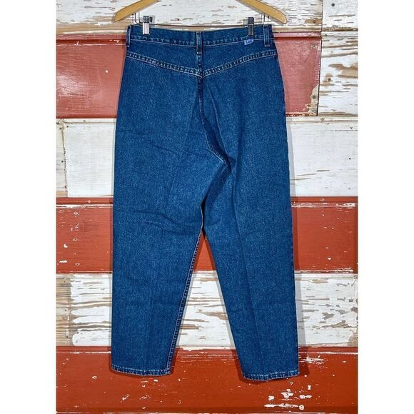 32w RARE 80s USA Vintage LEE bareback tapered‎ leg jeans - Picture 1 of 10